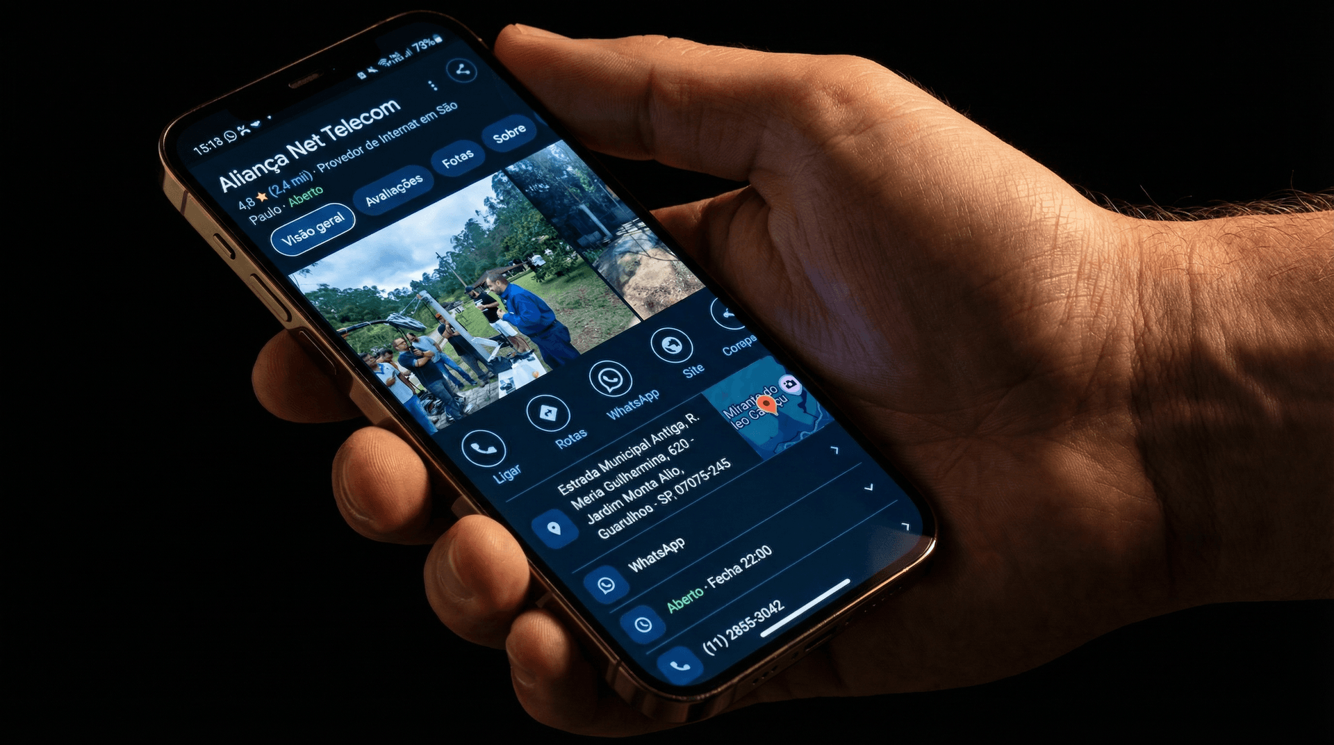 Aliança Net Telecom — cases